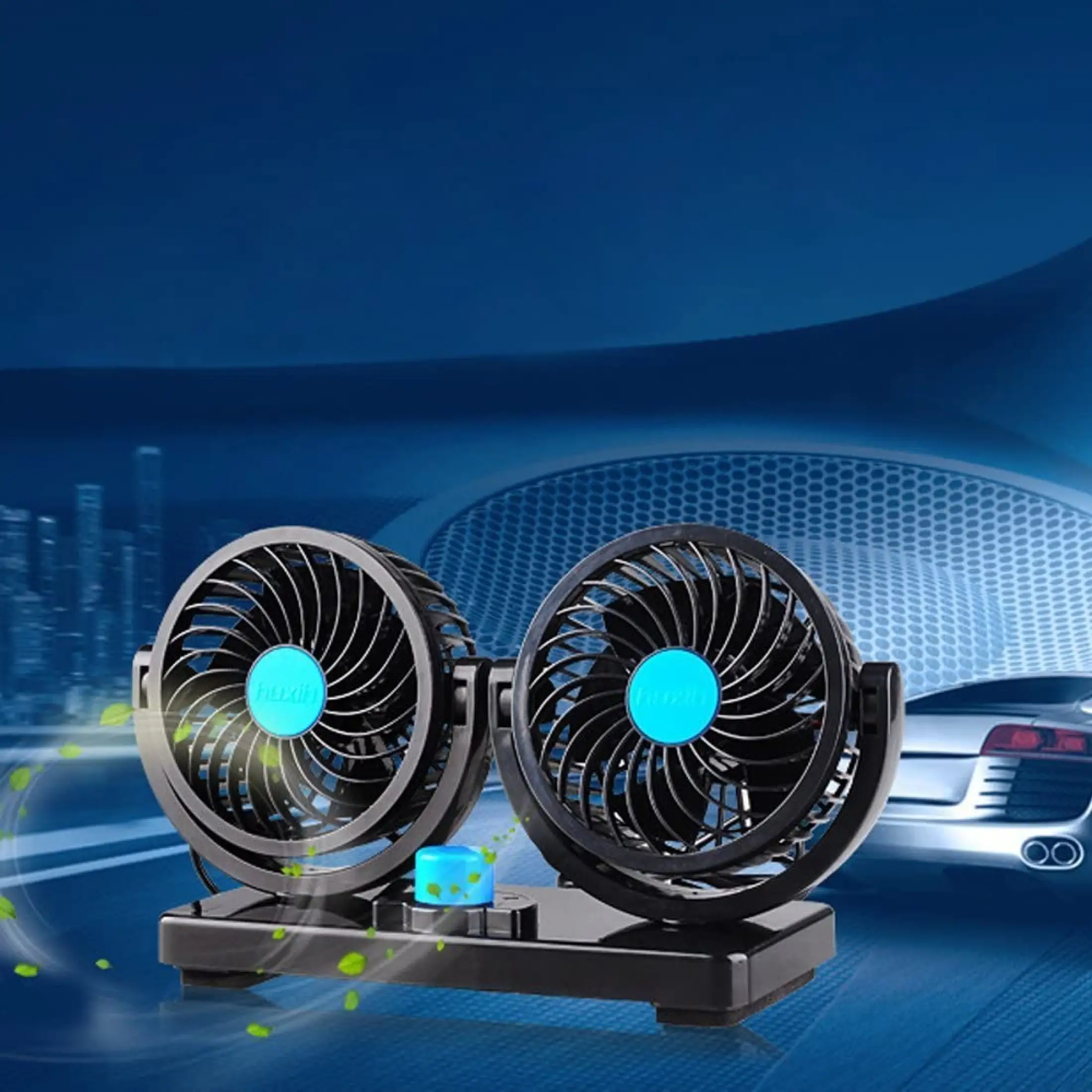 12v Dual Head Car Fans