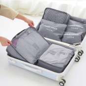 JUST4U Travel Laundry Secret Pouch Organizer Set