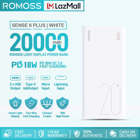 Romoss Sense Series Powerbank - The Ultimate Portable Charging Solution