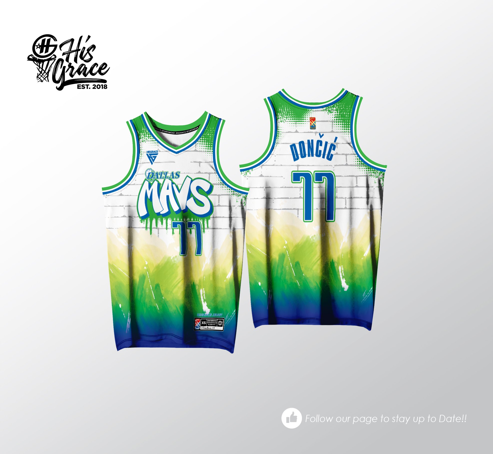 HISGRACE BASKETBALL JERSEY YELLOW TIGER