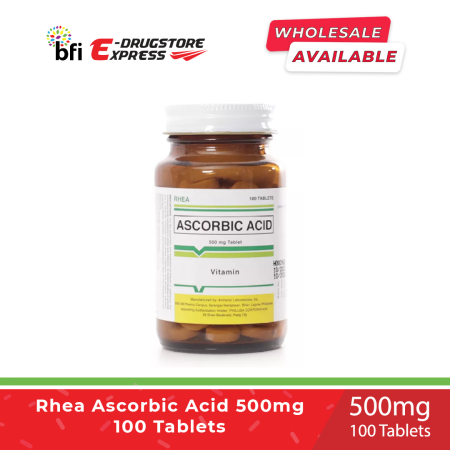 Rhea Ascorbic Acid Vitamin C 500mg 100 Tablets