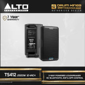 Alto TS412 Bluetooth Powered Loudspeaker, 12-Inch, 2500-W (with