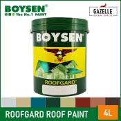 Boysen Roofgard Roof Paint - 4L / 16L 8 Colors  Roof Guard