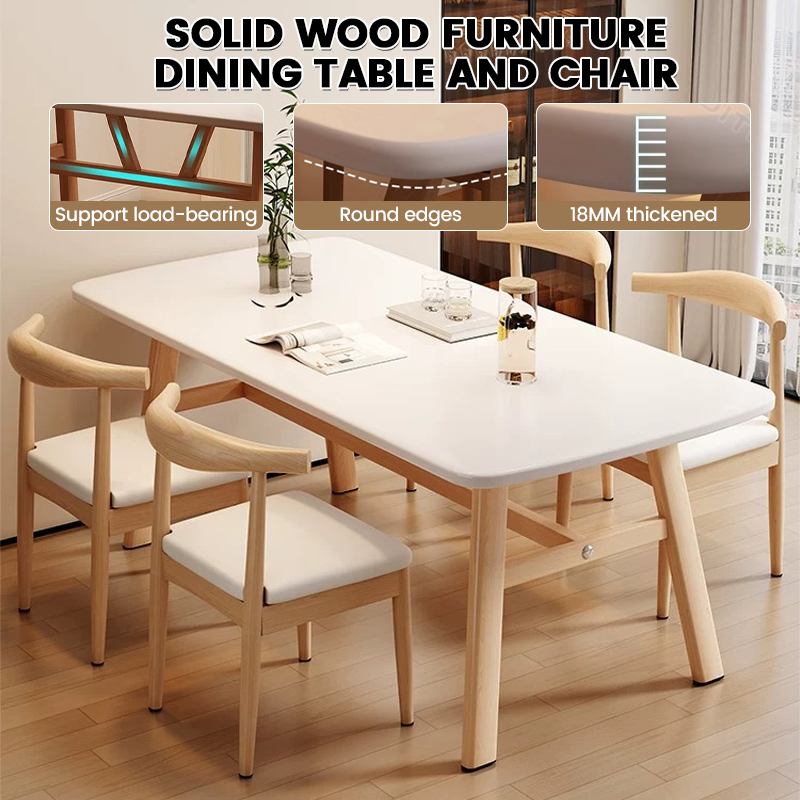 Buy Dining Set Table With Chairs Mahogany Cheaper Online