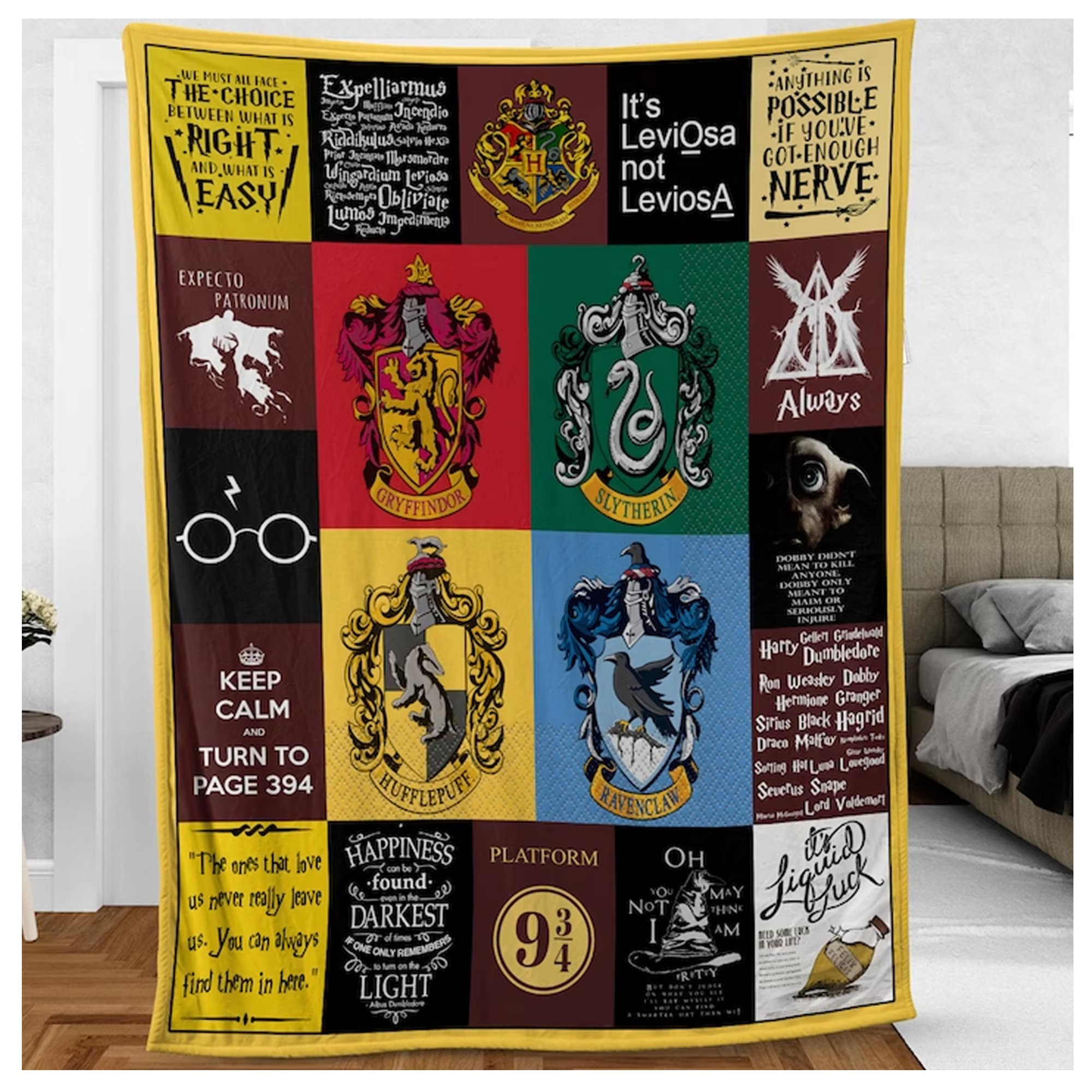 The Lord Of The Rings Quilt Blanket