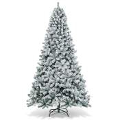 NUVOX Premium Snow Flocked Christmas Tree - 8FT - Fullness