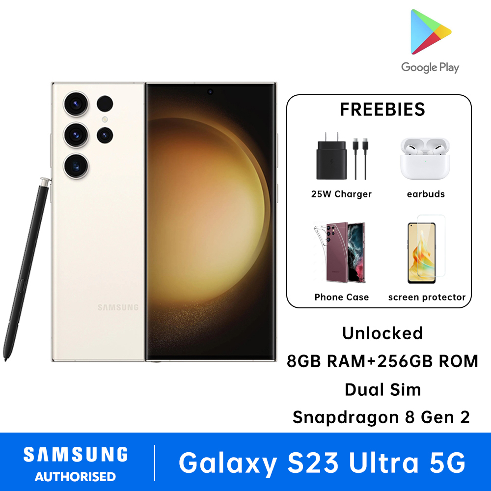 Samsung Galaxy S23 Ultra Dual Sim 8GB RAM+256GB Cell Phone Factory Unlocked Android Smartphone 200MP Camera Night Mode Long Battery Life - Image 2