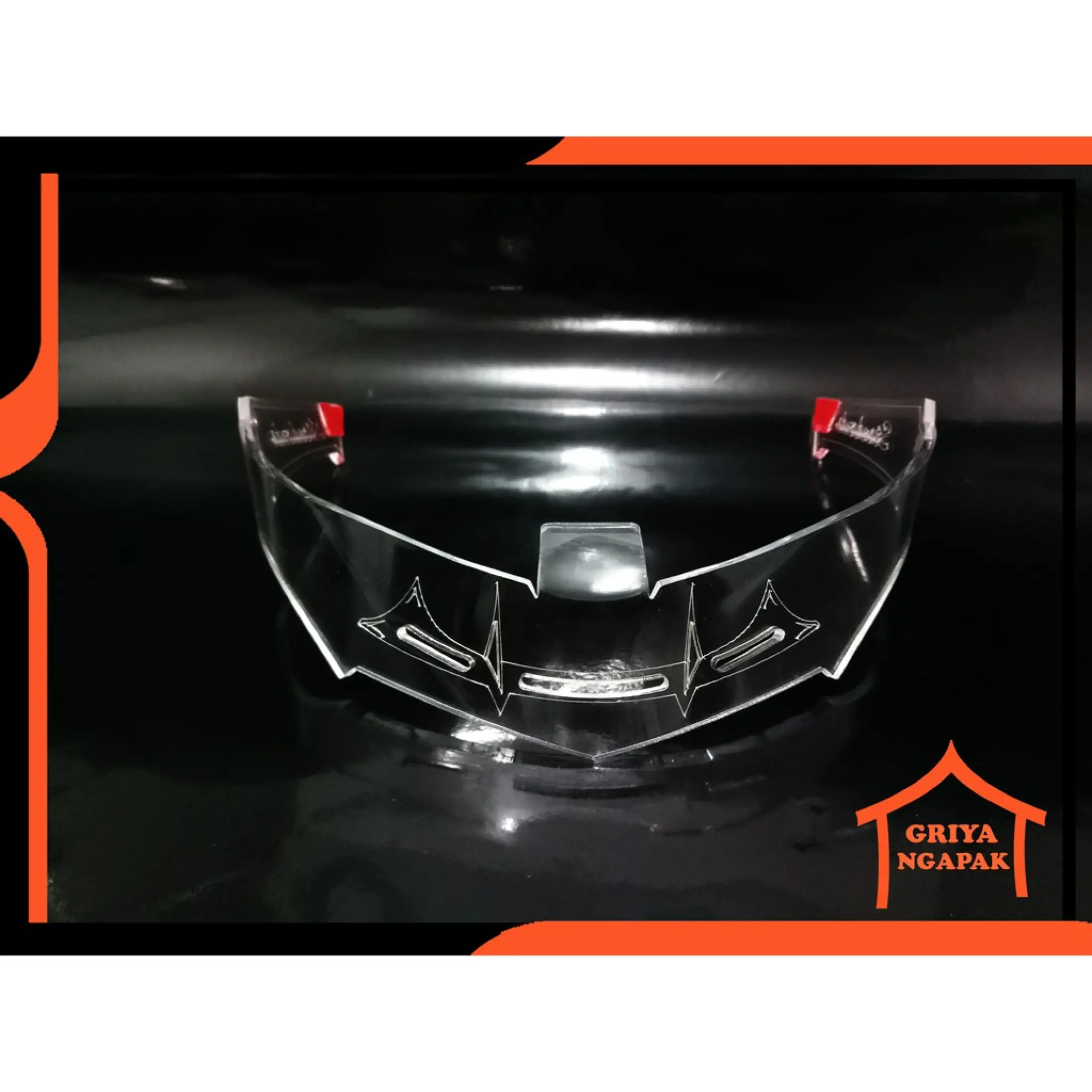 Kyt Tt Course Ttc Helmet Spoiler Glossy Doft Black Clear Smoke Lazada Ph