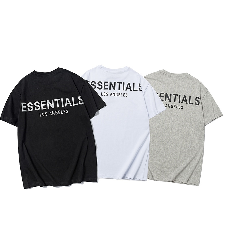 Fear Of God Essentials Los Angeles 3m Boxy T-shirt Black