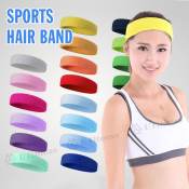 Sports Hair Band Elastic Wide Gym Yoga Exercise Headband Sweat-Absorbent For Men And Women