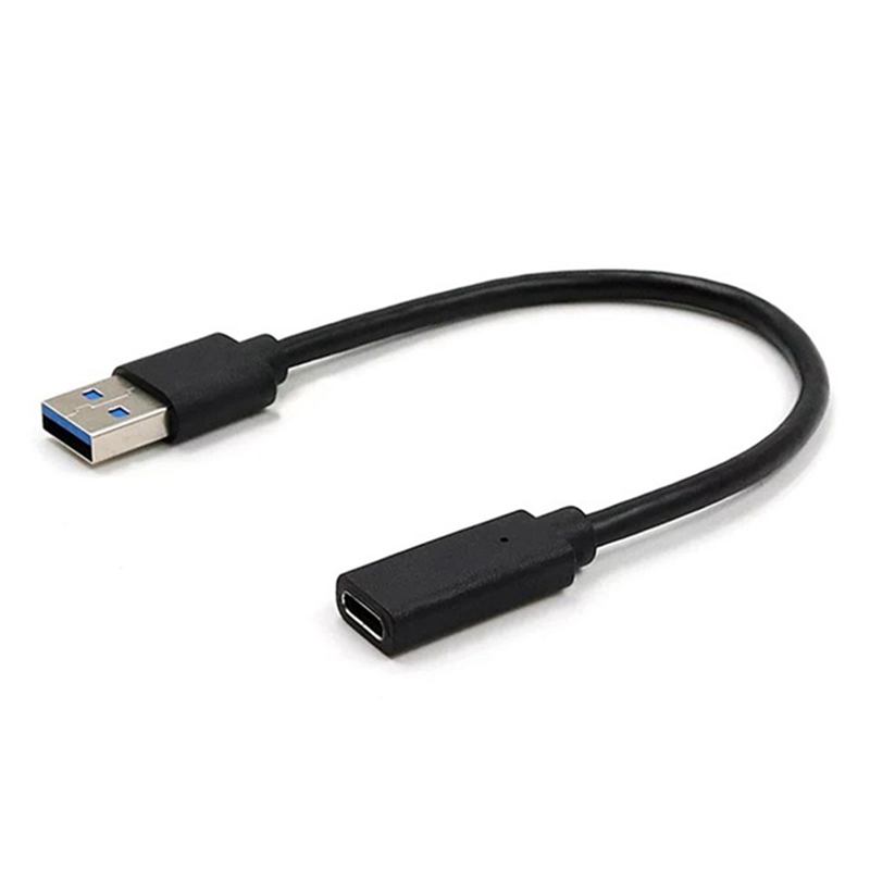 90 Degree Type-c USB 3.1 Male to USB-C Female Extension Data Cable 0.25m YT 