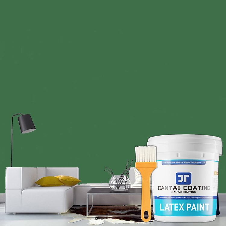 👉1KG👈Eco-Friendly Interior Latex Paint for Home Use - Self-Applying Wall Renovation Paint, White/Pink/Yellow/Blue/Green/Gray, Low Odor Water-Based Paint - Image 4