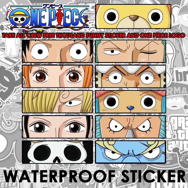 All Straw Hat Pirates Crew Logo Sticker for Sale by