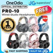 OneOdio Pro 10 Over Ear DJ Headphones, Swappable AUX