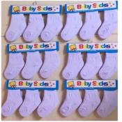 3pairs White Baby Socks for Baby and Infants