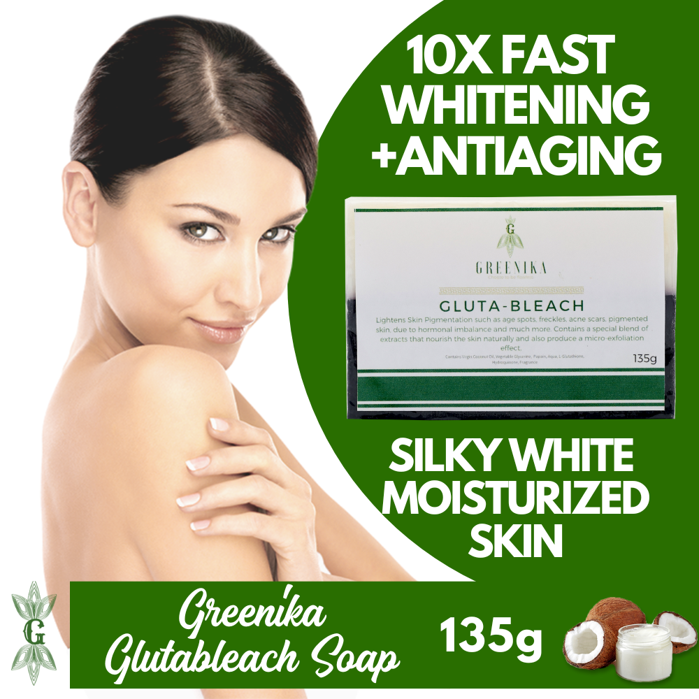 [ 10X GLUTATHIONE BLEACHING ] Greenika GlutaBleach Soap Glutathione