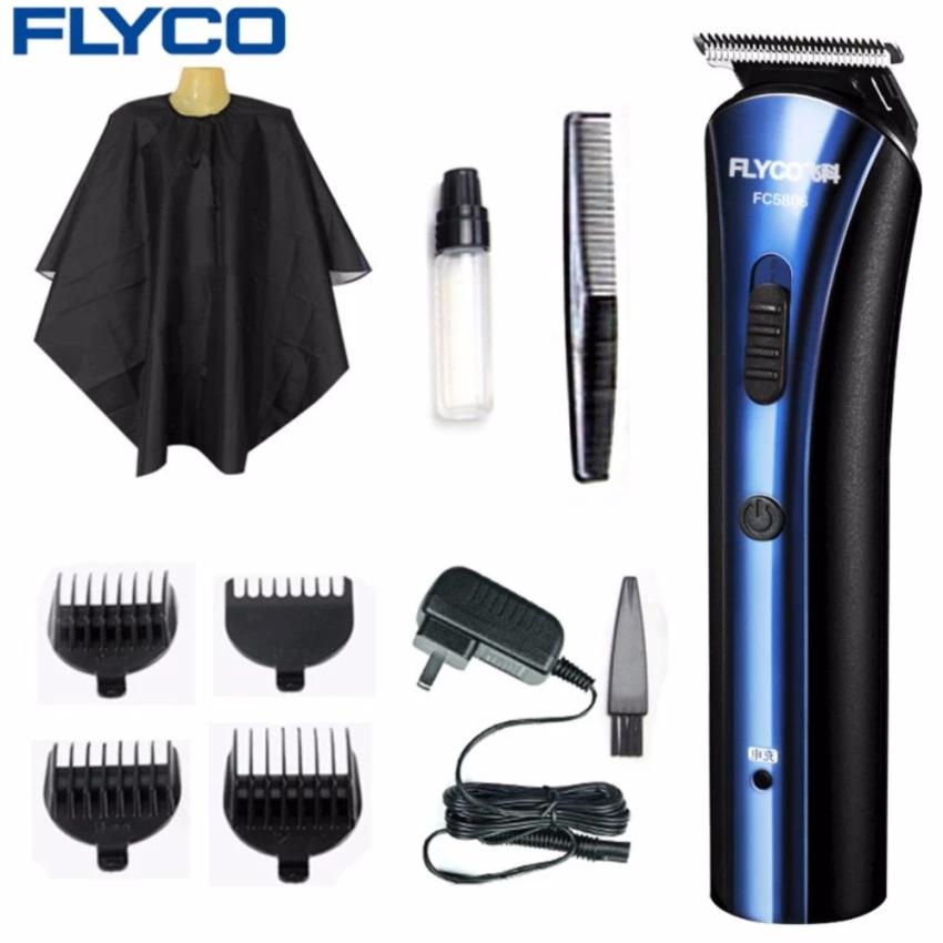 Flyco Fc5808 Brand New Professional Men Baby And Adult Hair Clippers Rechargeable Electric Razor Buzzer Trimmers Barber Tool Kit Hair Silver Black
