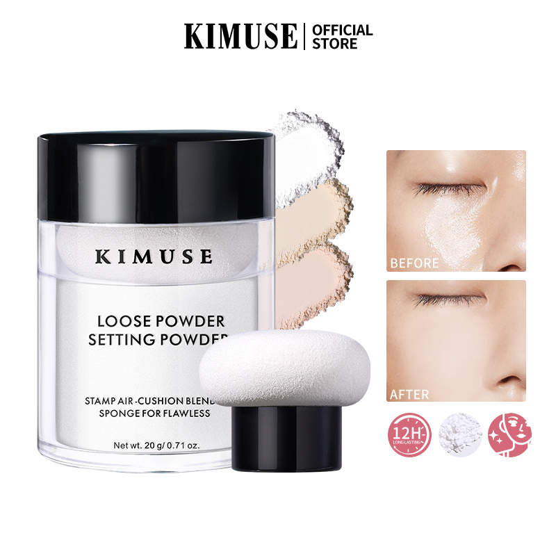 Discount on KIMUSE  shoes - SKU: KIMUSE Mushroom Head Stamp Oil Control Loose Setting Powder 3 Color