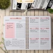 2024 A5 Weekly Planner by Stationery Organizer for School Goals