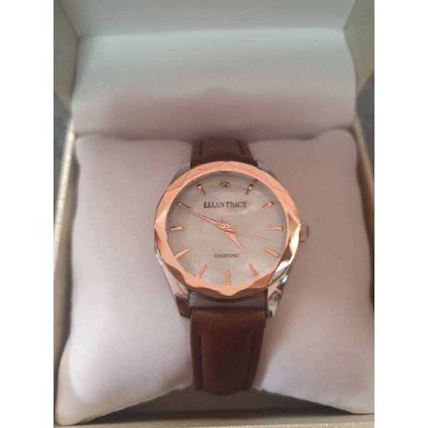 Ellen Tracy Diamond Collection Watch Lazada PH