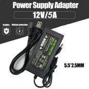 12V 5A Power Adapter for DC Devices 