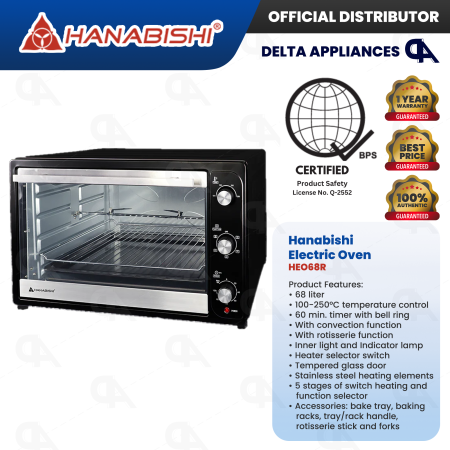 Hanabishi HEO 68R Electric Oven 68L