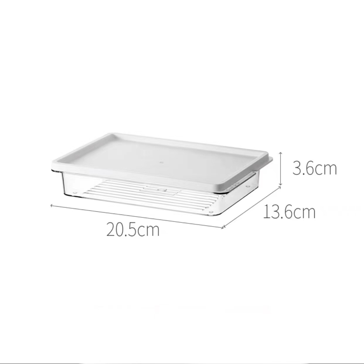 Refrigerator Frozen Meat Four-compartment Storage Box Food-grade Freezer  BFDKWA 