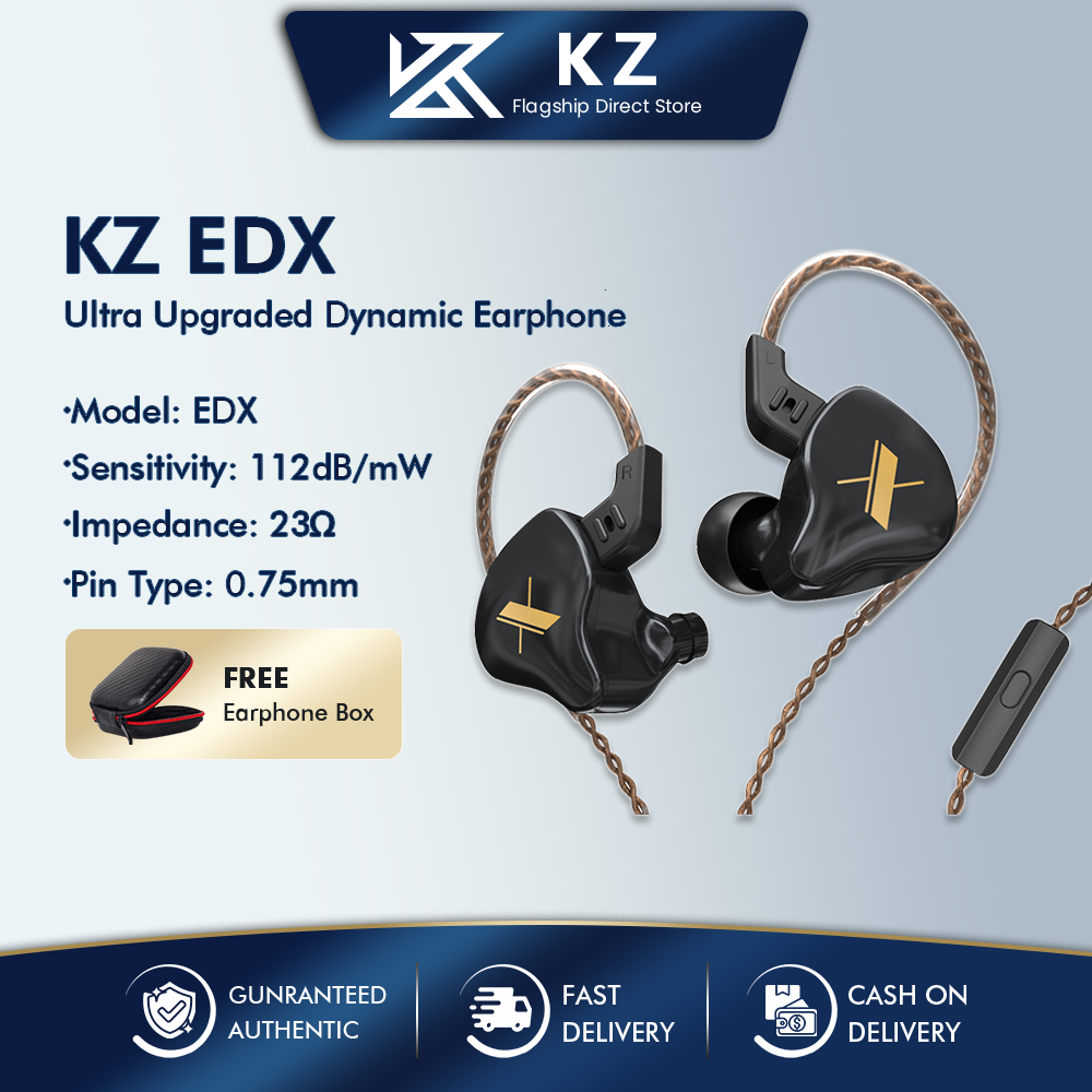 KZ EDX / EDX Ultra Upgraded Dynamic in-Ear Wired Earbuds