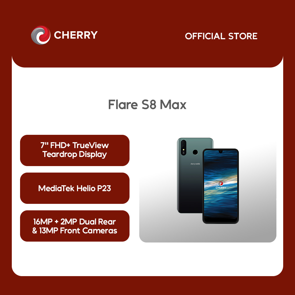 CHERRY Flare S8 Max Smartphone with Game Controller and Tempered Glass