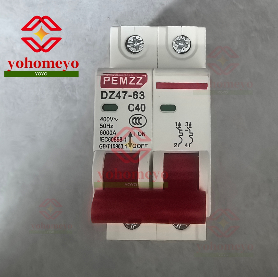 Miniature Circuit Breaker 10A / 16A / 20A / 32A / 40A / 50A / 63A, 2-poles, 220VAC / 230VAC / 400VAC MCB SALE / JAXHAND / ELECTRICALS / Amperes /Circuit Breaker / Lowest Price - Image 4