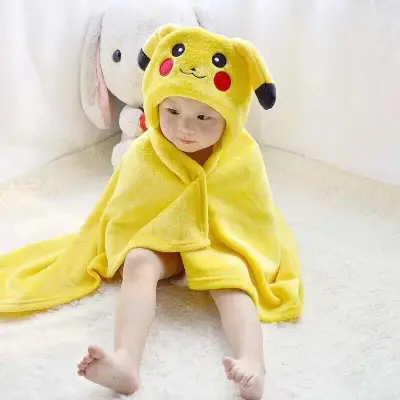 Baby Animal Head Blanket ,Newborn Swaddling,Super Soft And Comfortable Baby Bedding (6)