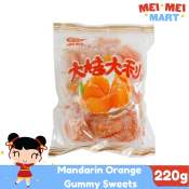 Mandarin Orange Gummy Sweets 220g