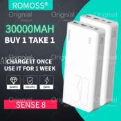 ROMOSS Sense 8 Power Bank - 30000mAh, Buy 1 Get 1