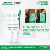 OXECURE Acne Clear Moisturizer, Bundle of 2