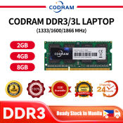 CODRAM DDR3 Laptop Memory 2GB-8GB 1333-1866MHz S