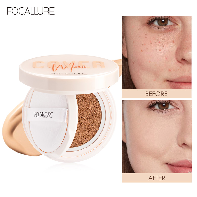 Discount on Focallure  shoes - SKU: Focallure Base Makeup Matte Natural Plant Skin Nourish Moisturizing BB Cushion Foundation