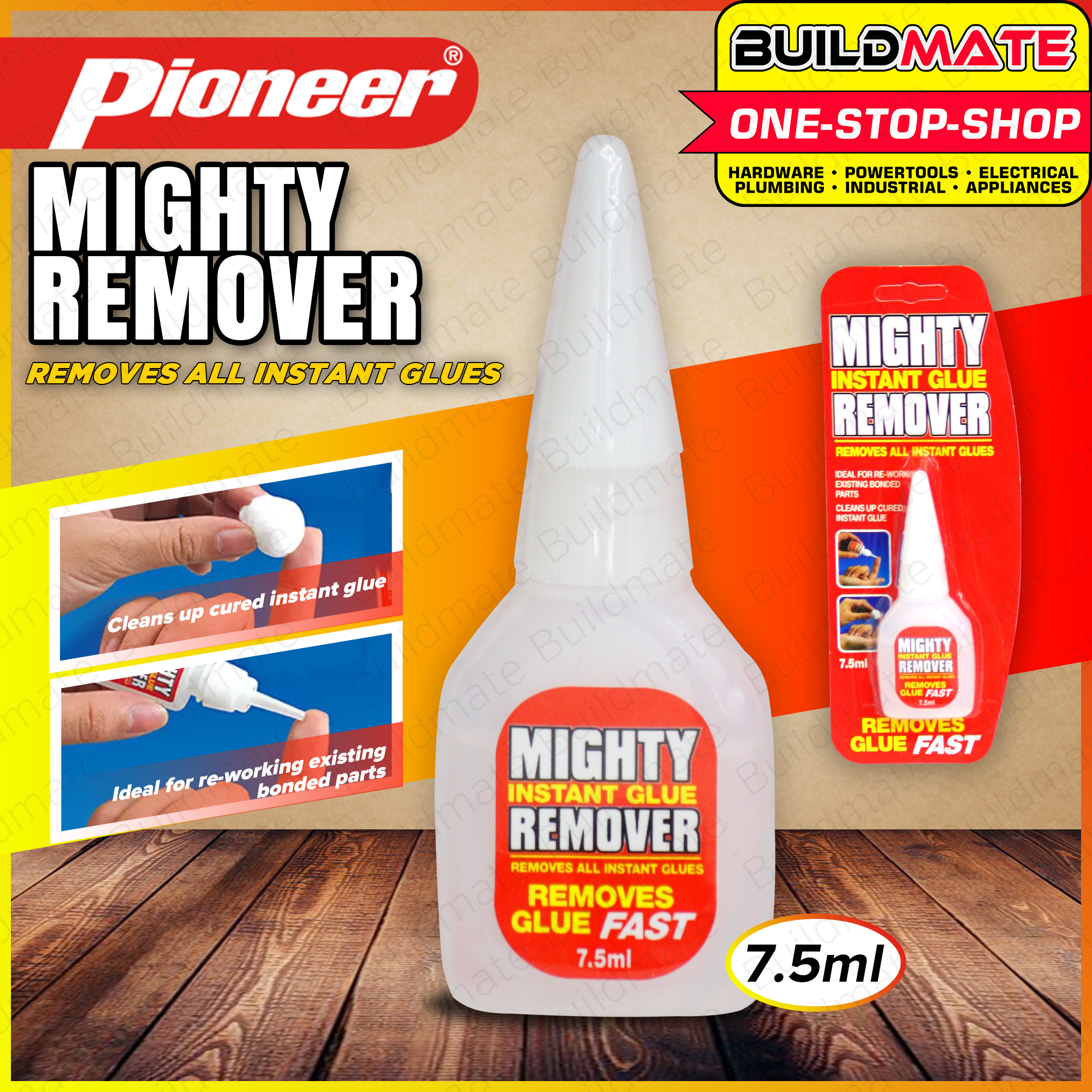 Mighty Remover Instant Glue Remover by PIONEER