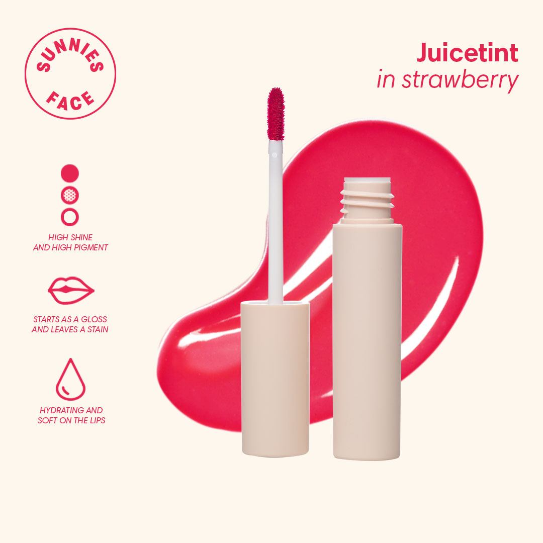 Discount on Sunnies Face  shoes - SKU: Sunnies Face Juicetint [Hydrating Soft Lip Tint] (Strawberry)