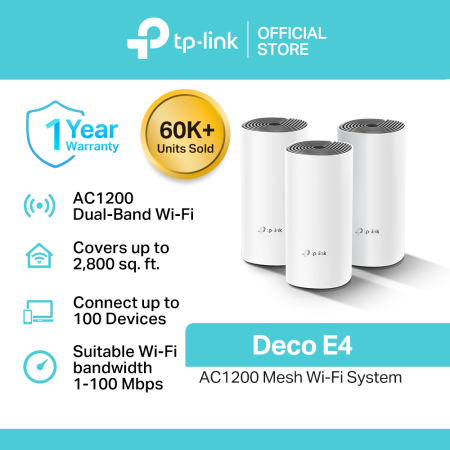 TP-Link Deco E4 Mesh Wi-Fi System