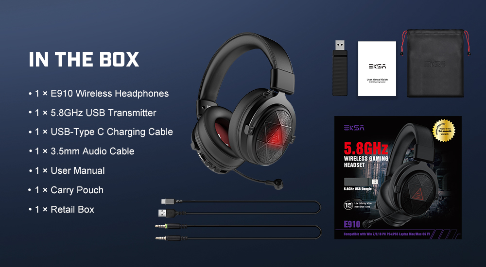 Do Wireless Headsets Have Lag? How Is EKSA Gaming Headset, 52 OFF