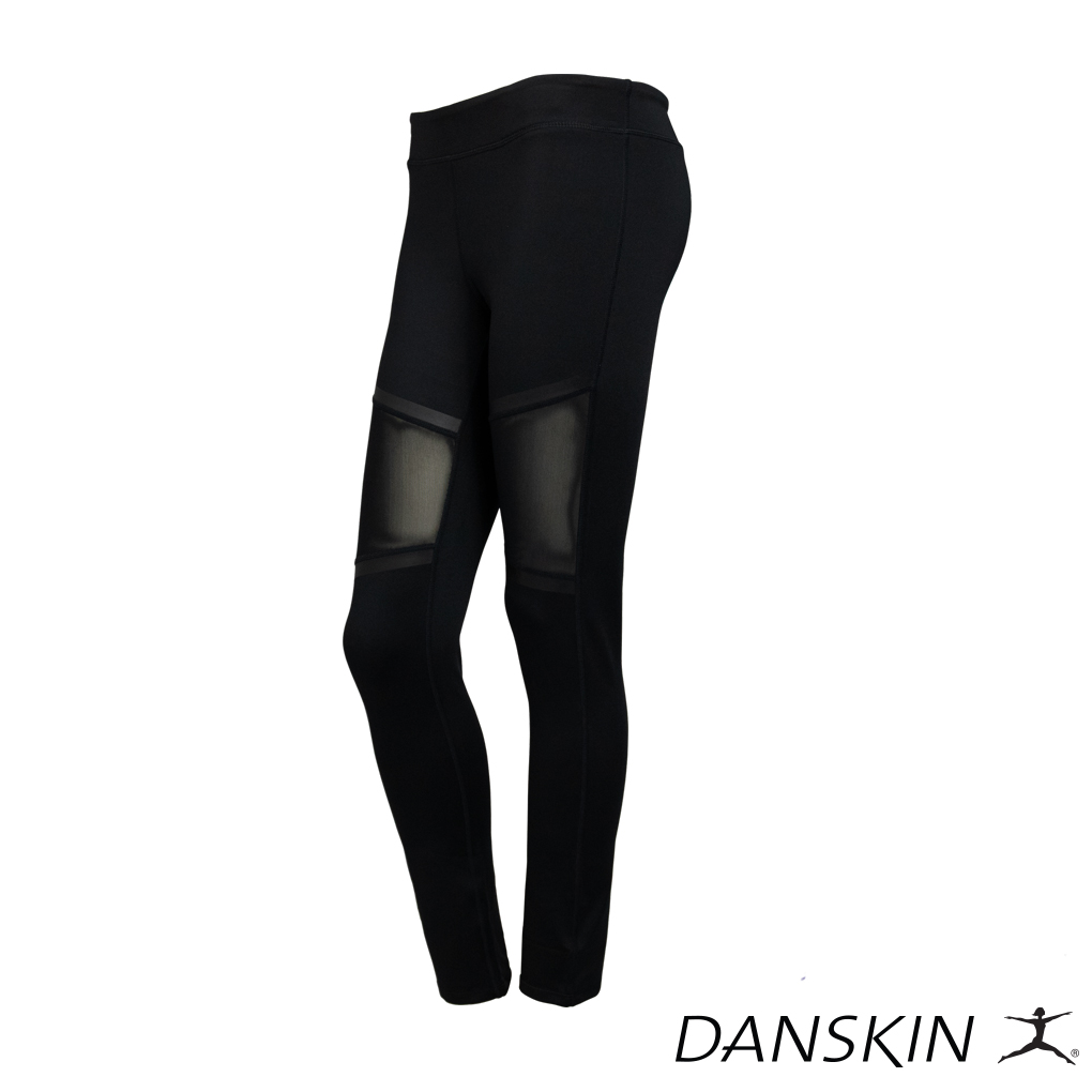 Danskin Body Fit Black High Waist Leggings w/ Hidden Pocket for