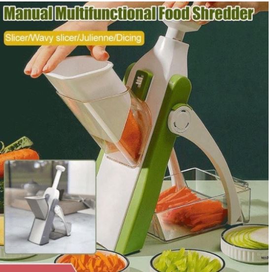 Vegetable Slicer Stainless Steel Blades Manual Food Cutter Chef and Household  Food Chopper (Random Color) Keimav | Lazada PH