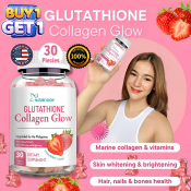 NATURE GLOW Glutathione Collagen Gummies - Skin Whitening & Boost Energy