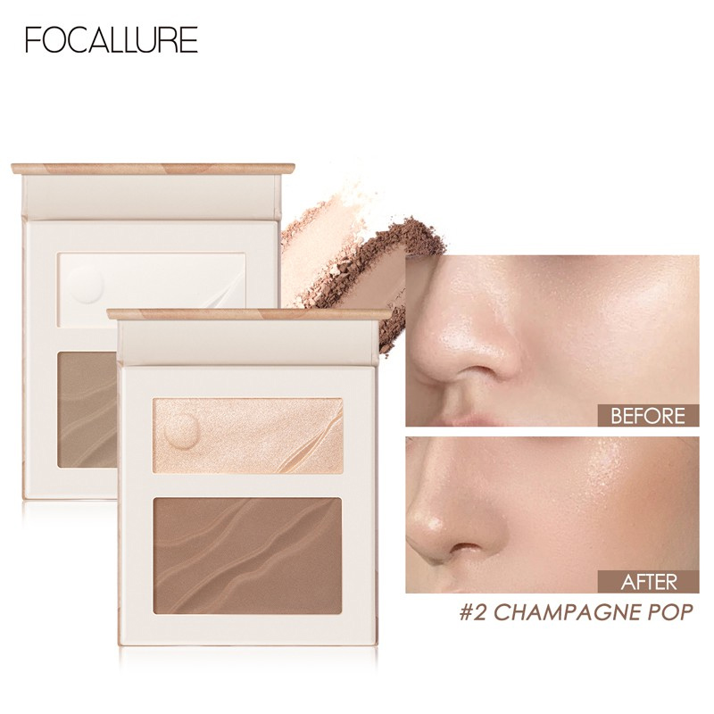 Discount on Focallure  shoes - SKU:  Natural Contour & Highlight Palette Long-Lasting 