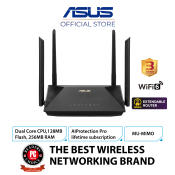 ASUS WiFi 6 Router with AiProtection and AiMesh Compatibility