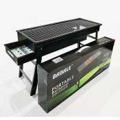 Portable Charcoal BBQ Grill for Outdoor Camping and Picnics