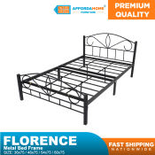 Florence Metal Low Platform Bed Frame - Affordahome Furniture