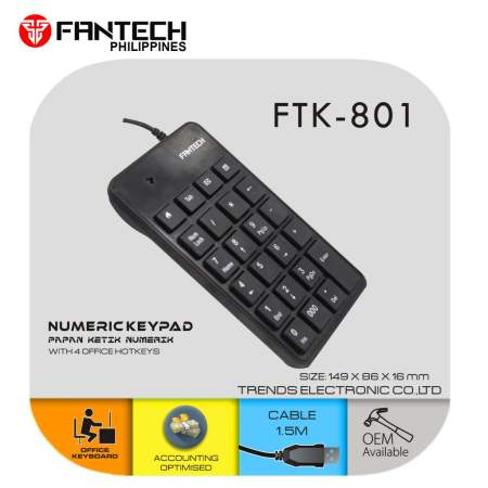 Fantech FTK801 Numpad Keyboard