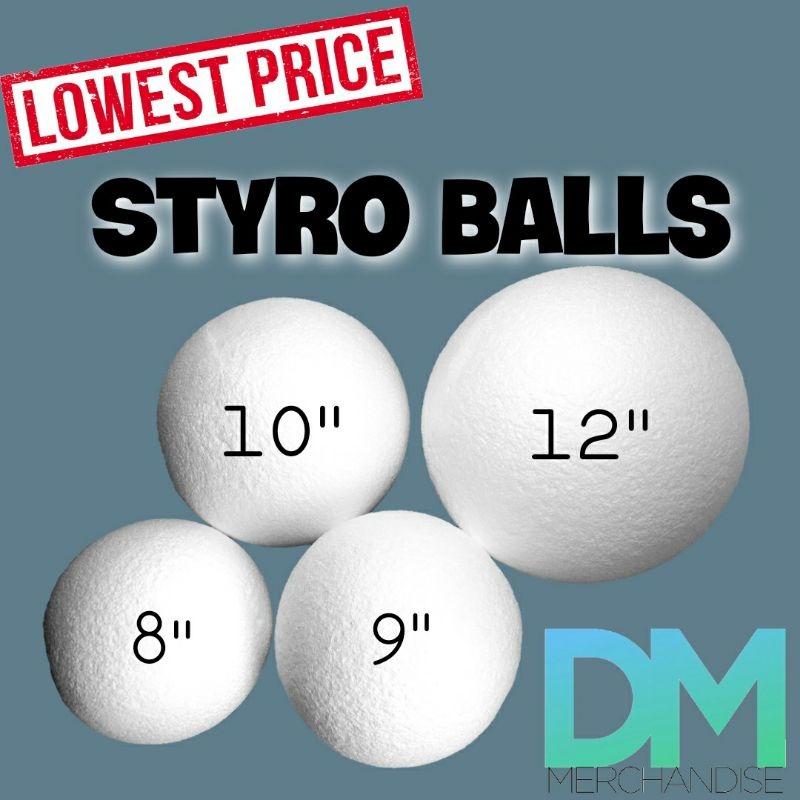 BEST BUY STYRO BALL 6 INCHES - ARTS & CRAFTS SUPPLIES