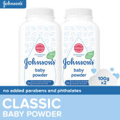 Johnson's Baby Powder 100g x2 - Baby Essentials, Baby Care